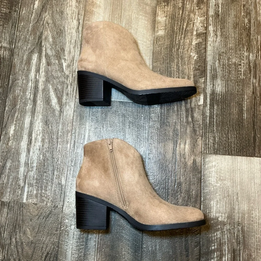 Tan Ankle Boots Size 6.5 - Picture 15 of 16